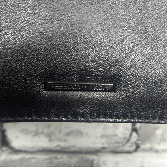 EUC Rebecca Minkoff Black Chevron Crossbody Bag